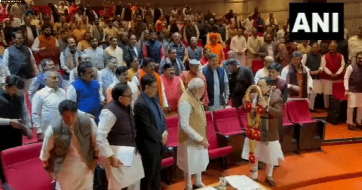 Budget session: PM Modi attends BJP parliamentary party meeting